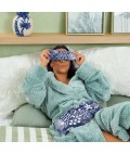 Heat Pillow | Navy Natives | Linen